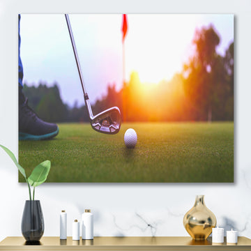 Golf Swing Excellence I - Golf Canvas Wall Art